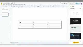 how to delete table border in Google Slides