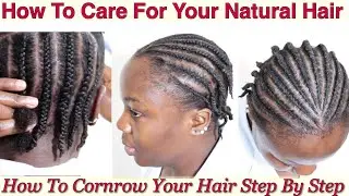 DIY : HOW TO CARE FOR YOUR NATURAL HAIR IN SPRING & WINTER | CORNROW YOUR OWN HAIR FOR BEGINNERS