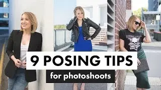 POSING TIPS FOR MEN + WOMEN | How to Pose for Photos WITHOUT Looking Awkward