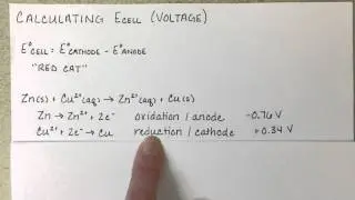 Calculating Voltage of Galvanic Cell