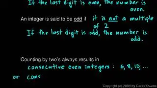 Algebra 1  2.07a - Consecutive Integers