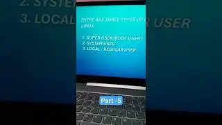 Linux short part -5 Types of users in linux Root user , system user and local user