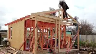 Строительство каркасного дома 5х7