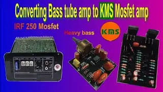 Bass Tube  | Car SUB Woofer MOSFET amplifier KMS AUDIO IRF250 mosfet | Conversion