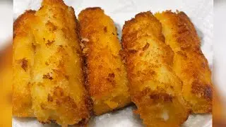 Breaded Fish Roll  filled with Cheese 🧀