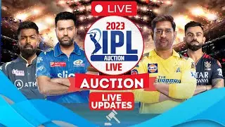 🔴LIVE: Tata IPL Player Auction Live Update | IPL 2024 Auction | IPL Player Auction 2024 Live 