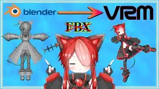 【BlenderからVRMへ】自作モデル【猫使アル (VOICEVOX)】