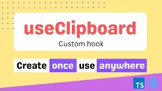 useClipboard hook is the best solution to add sharing feature. why don't you use it?