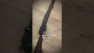 Lee Enfield No1 Mk3 #ww1 #ww2 #worldwars #history #firearms #asmr #military #uk #greatbritain #303