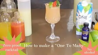How To Make Non-Alcoholic Cocktails | Learn To Make A 