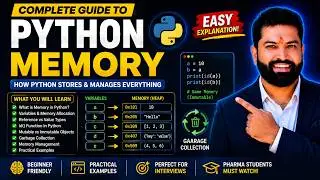 Python Memory Explained in One Video | Variables, Memory Allocation, & Garbage Collection