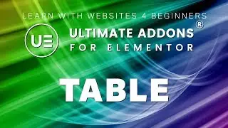 Table | Ultimate Addons for Elementor UAEL | Elementor Addons | Brainstorm