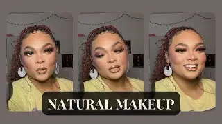 Natural Makeup Tutorial | BOHO KNOTLESS BRAIDS