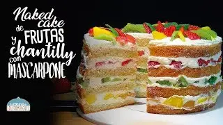 Receta Naked Cake o tarta desnuda muy fácil de preparar. Loli Domínguez