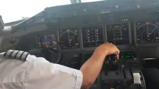 717 cockpit landing HEL-CPH