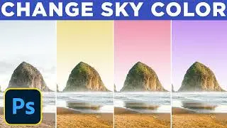 How to Change Color of Sky in Photoshop CC, CS6 | Change Sky Color