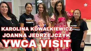 UFC's Joanna Jędrzejczyk, Karolina Kowalkiewicz Visit Children At YWCA In Miami