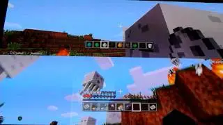 Minecraft ps3 split screen