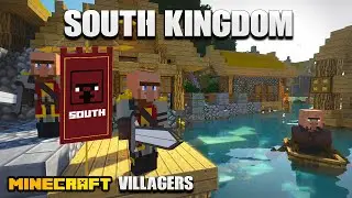 Peaceful Ambient Walk In Minecraft | VILLAGER KINGDOM