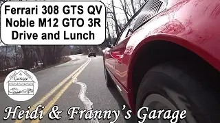 Ferrari 308 and Noble Drive to lunch
