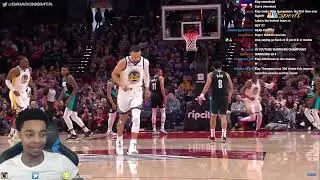 FlightReacts To WARRIORS at TRAIL BLAZERS | FULL GAME HIGHLIGHTS | April 9, 2023!