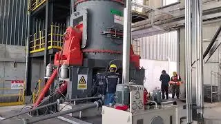 The operation process of the ultrafine mill in the milling production line