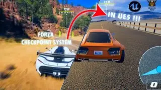 Checkpoint System from Forza Horizon Recreated in Unreal Engine 05 | Build racing game PART 13