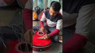 ⚡⚡ Guitar Manufacturing Process⚡⚡ #shorts #telugufoodie #esangathulu #streetfood  #foodie #omelette