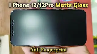 I Phone Matte Glass | Anti Fingerprint | Screen Protector | Gaming Glass