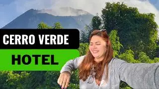 Tourist experience in El Salvador | Hotel facing an active volcano in El Salvador