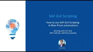 Blue Prism ALV GRID Properties, Methods, & Controls: Insert Row Example