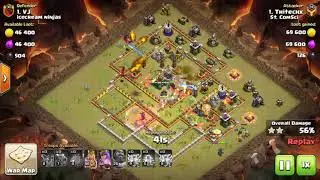 TH12 drag loon combo attack - very effective.