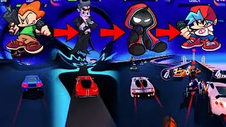 Boyfriend vs Pico vs Friday vs Father - Race Master