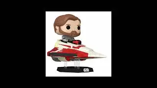 Funko Pop! Ride Super Deluxe: Star Wars Hyperspace - OBI-Wan Kenobi in Delta 7 Jedi Starfighter