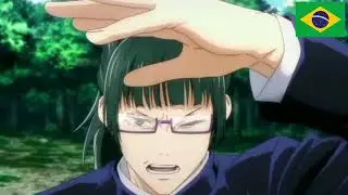 (jujutsu kaisen)Maki vs Mai [dublado🇧🇷]