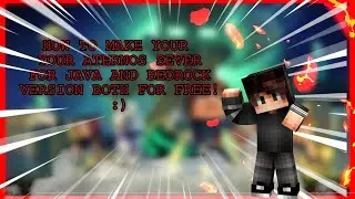 How to make your aternos server for java ediion and bedrock[PE] edition both for free :)