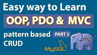 Creating a PHP OOP PDO MVC CRUD CMS part 2.