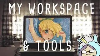 ART STUDIO TOUR and Workspace Tools I Use!