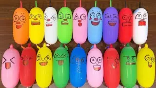 Making CRUNCHY SLIME with FUNNY BALLOONS!!!Satisfying Slime Video 
