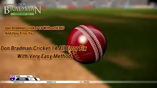 How to play don bradman cricket 14 on pc without x360ce and vjoyEasy 100% working | By Hatrix Gaming