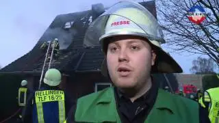 Großfeuer in Rellingen