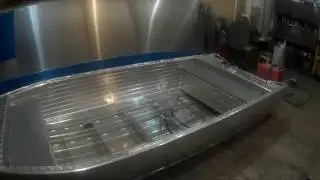 Алюминиевая лодка (подготовка к установке ду на Yamaha 15)