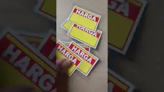 CARD HARGA BISA TULIS PAKE SPIDOL DAN BISA HAPUS PAKE KAIN BASAH DAN UKURAN 4X6 CM #GOSHUPRINTSHOPEE