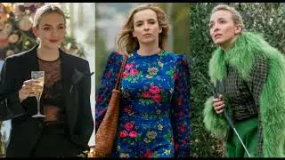 Stills from the filming of Killing Eve