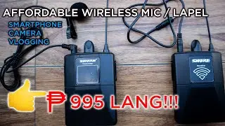 Shure UHF Professional Wireless Microphone - up to 50 Meters, Achieve Professional Audio Quality!