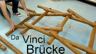 Wie man die selbsttragende Brücke von Leonardo da Vinci baut