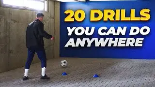 No Field Needed: 20 Ball Mastery Drills with a Wall