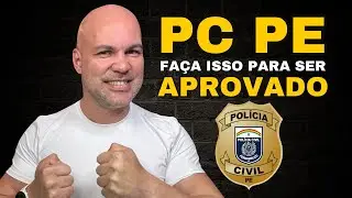 Concurso PC PE - como ser aprovado para agente e escrivão
