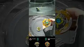 Beyblade Burst Normal Blader B-00 Ultimate Belial vs Rhei B-00 Hollow Hyperion Battle