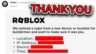 thank you roblox... (new security email)